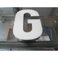 Resin Surface Mirror Steel Body Luminous Letters